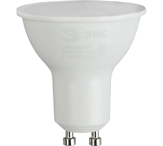 Изображение товара Светодиодная лампа ЭРА LED MR169W865GU10 R, софитная, 9 Вт, холодный, GU10 Б0045352