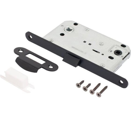 Изображение товара Защелка Аллюр АРТ 5300-P-WC BL матовый черный с фиксатором 14898