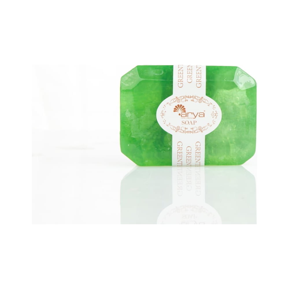 Изображение товара Мыло Arya Home arya глицериновое с минералами arya зеленый чай 100г зеленый 8680943222909
