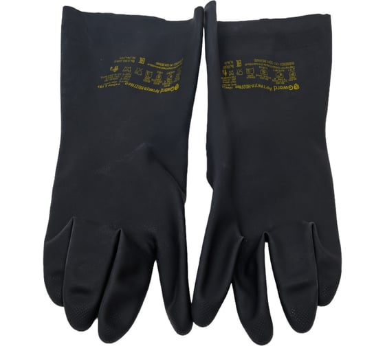 Изображение товара Перчатки GWARD HD27Neo КЩС К80% Щ50% из латекса и неопрена, черные р. L 1 пара в упаковке арт. HD27Neo HD27Neo/L1
