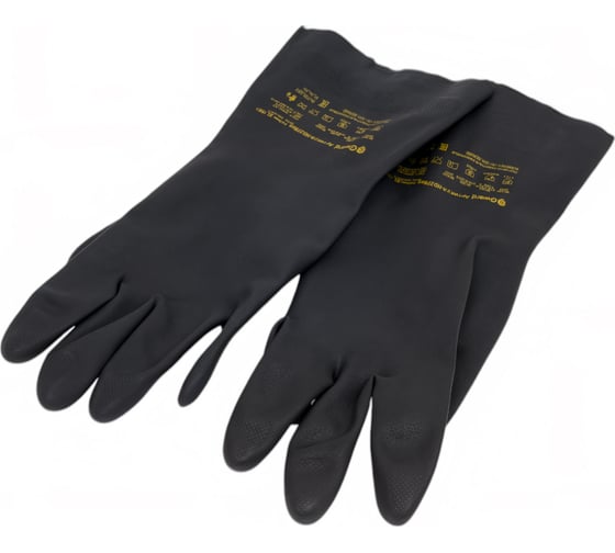 Изображение товара Перчатки GWARD HD27Neo КЩС К80% Щ50% из латекса и неопрена, черные р. XL 1 пара в упаковке арт. HD27Neo HD27Neo/XL1