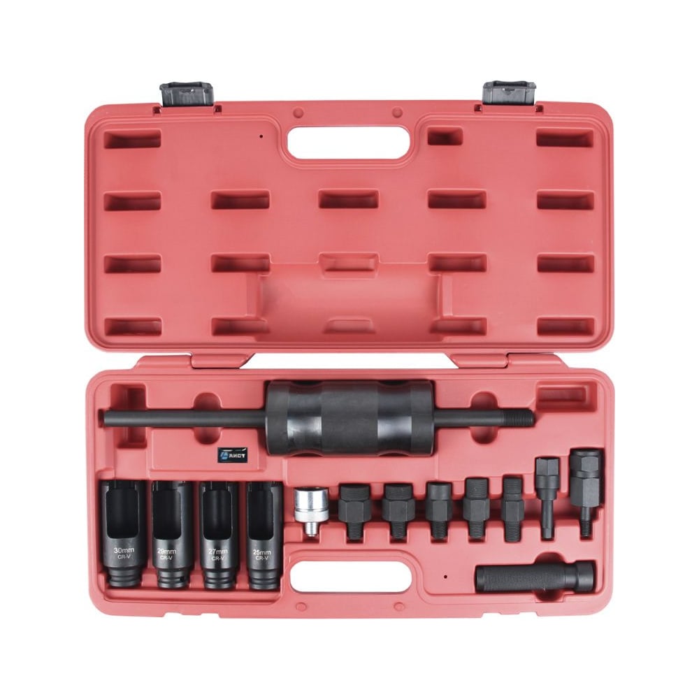 Изображение товара Набор съемников форсунок AIST с ударным молотком 14 предметов