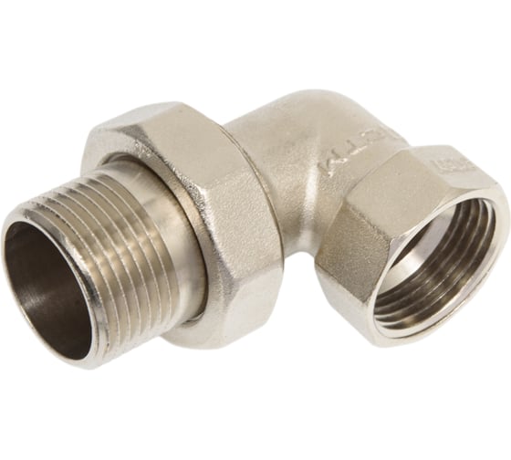 Изображение товара Соединитель СТМ с накидной гайкой, угловой, 1", гайка-штуцер CRAE0001