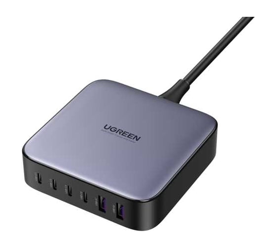 Изображение товара Сетевое зарядное устройство Ugreen 2хUSB-A, 4хUSB-C 200W Desktop Charger (6-Port), цвет черный 40914