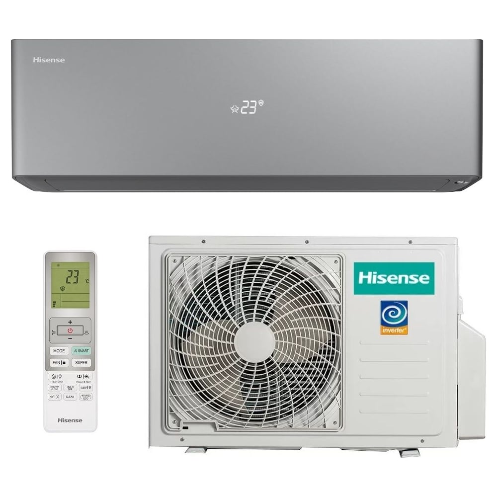 Изображение товара Инверторная сплит-система Hisense VISION PRO CARBON SUPERIOR DC Inverter AS-13UW4RXVQH01G(B)/AS-13UW4RXVQH01W(B)
