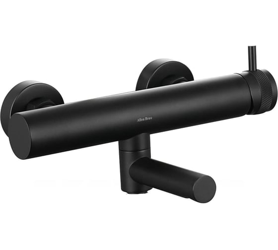 Изображение товара Cмеситель для ванны ALLEN BRAU 5.31B10-31 PRIORITY поворотный излив, черный матовый (314356) 00314356