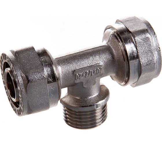 Изображение товара Тройник СТМ наружняя резьба, 20х1/2х20 CTM02012