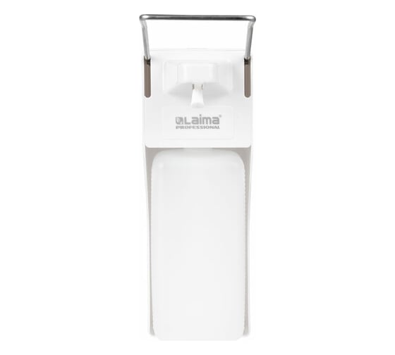 Изображение товара Дозатор локтевой для антисептика и мыла LAIMA универсальный с еврофлаконом 1 л, Abs-пластик, 880987