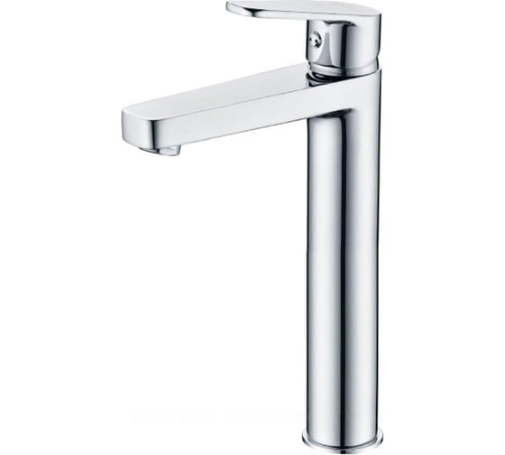 Изображение товара Cмеситель для умывальника ALLEN BRAU 5.E1002-00 ECLIPSE высокий, донный клапан без перелива, хром (314322) 00314322
