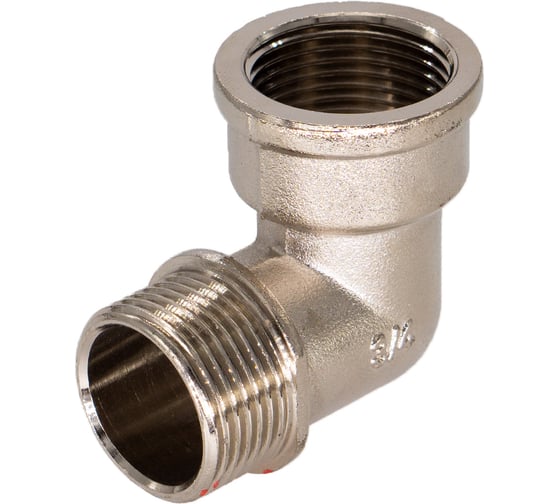 Изображение товара Уголок СТМ с ограничителем, 3/4", гайка-штуцер CRLFMS34