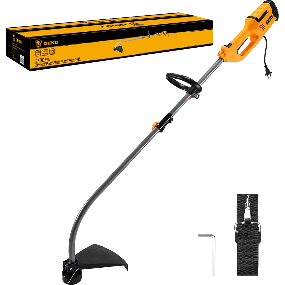 Изображение товара Триммер садовый электрический DEKO DKTR1150 065-1242 Изображение товара Триммер садовый электрический DEKO DKTR1150 065-1242