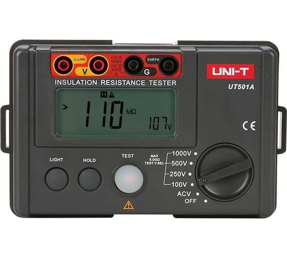 Изображение товара Цифровой измеритель сопротивления изоляции UNI-T UT501A 00-00000182