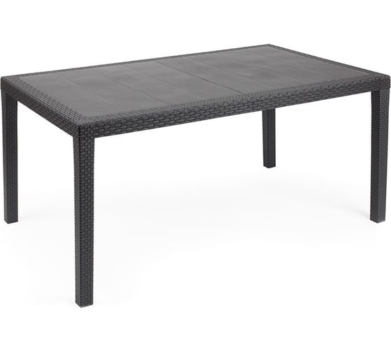 Изображение товара Стол прямоугольный IPAE-PROGARDEN "PRINCE" 150x90 см., антрацит, арт. 01462