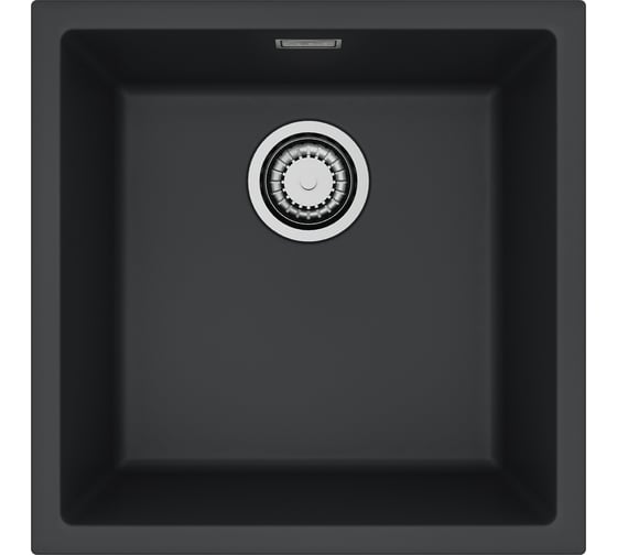 Изображение товара Мойка для кухни ALVEUS OMNI 20 GRANITAL DEEP BLACK-G90 450x450x198 с сифоном 1150048