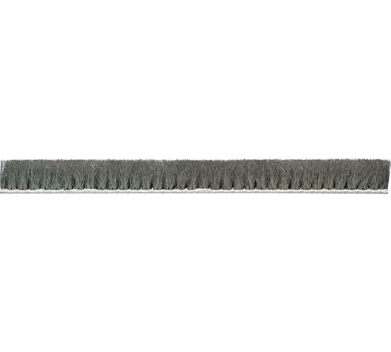 Изображение товара Щёточный Уплотнитель Mebax Lite 7x6 Серый 3Р на клею на плёнке 200 м 00-00002922