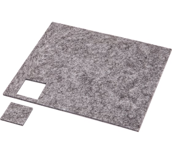 Изображение товара Подкладка самоприлипающая AKS фетровая, квадратная 30x30 мм, 25 подкладок AK 42031