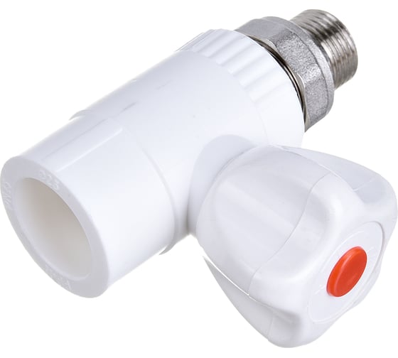 Изображение товара Шаровой прямой кран для радиатора СТМ PP-R DN ПЛАСТ 25х1/2" CPRS2512