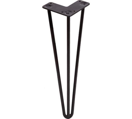 Изображение товара Опора AKS FLASH угловая косая h-410, черная, AK 73290