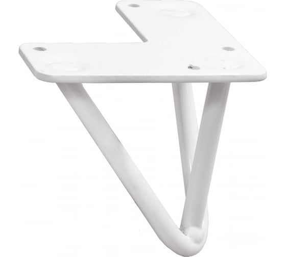 Изображение товара Опора AKS FLASH угловая косая h-100, белая, AK 73292