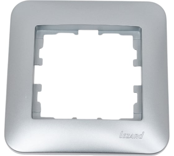 Изображение товара 1-ая горизонтальная рамка LEZARD KARINA LIFE б/вст матовое серебро 708-4300-146