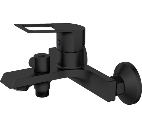 Изображение товара Смеситель для ванны VODA "Surf Black" короткий излив SF54B