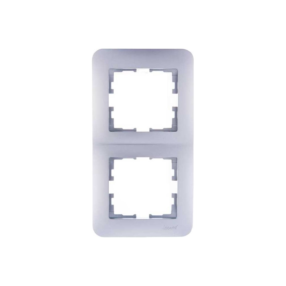 Изображение товара 2-ая вертикальная рамка LEZARD KARINA LIFE б/вст матовое серебро 708-4300-152