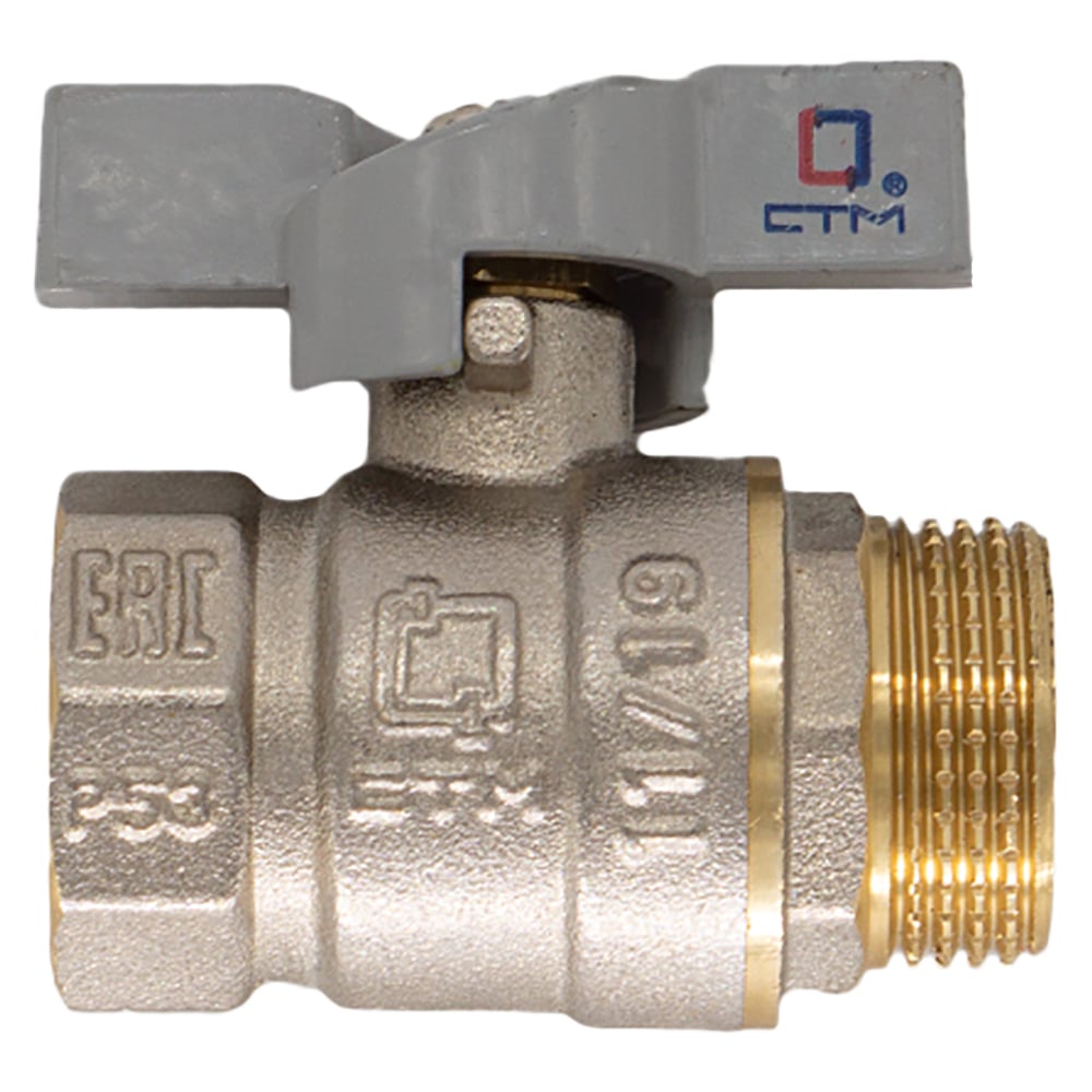 Изображение товара Шаровой кран для воды СТМ СТАНДАРТ 1/2", г/ш, бабочка CWFMB012 Изображение товара Шаровой кран для воды СТМ СТАНДАРТ 1/2", г/ш, бабочка CWFMB012
