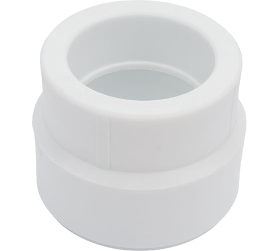 Изображение товара Переходная муфта VALFEX PP-R белая Дн110х75 вн/нр пайка 10011075 127-0296