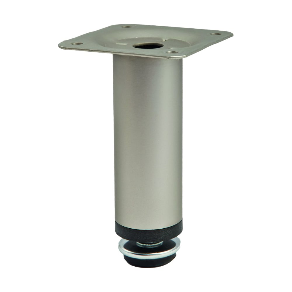 Изображение товара Опора мебельная AKS D-100 сатин сталь регулируемая 60х60 мм