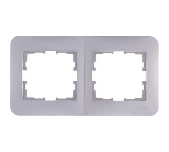 Изображение товара 2-ая горизонтальная рамка LEZARD KARINA LIFE б/вст жемчужно-белый перламутр 708-3000-147
