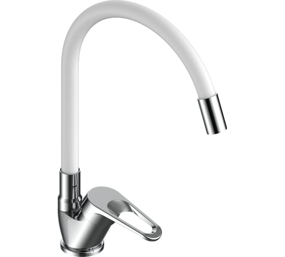 Изображение товара Смеситель для кухни VODA Elastic hose White EH 519 white