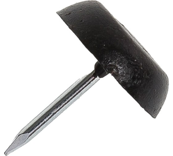 Изображение товара Подпятник с гвоздём AKS одинарный, черный, 20 шт. AK 57440