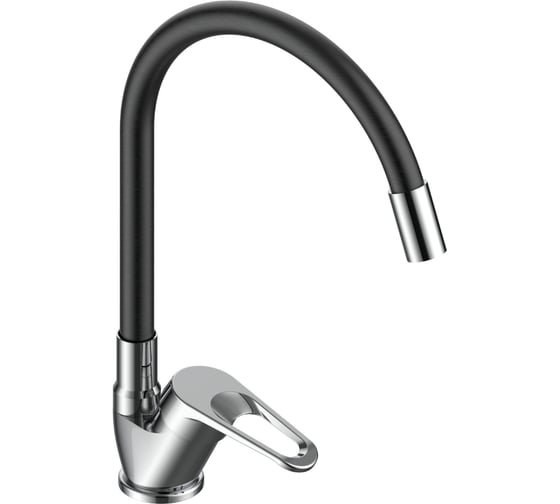 Изображение товара Смеситель для кухни VODA Elastic hose Black EH 519 black