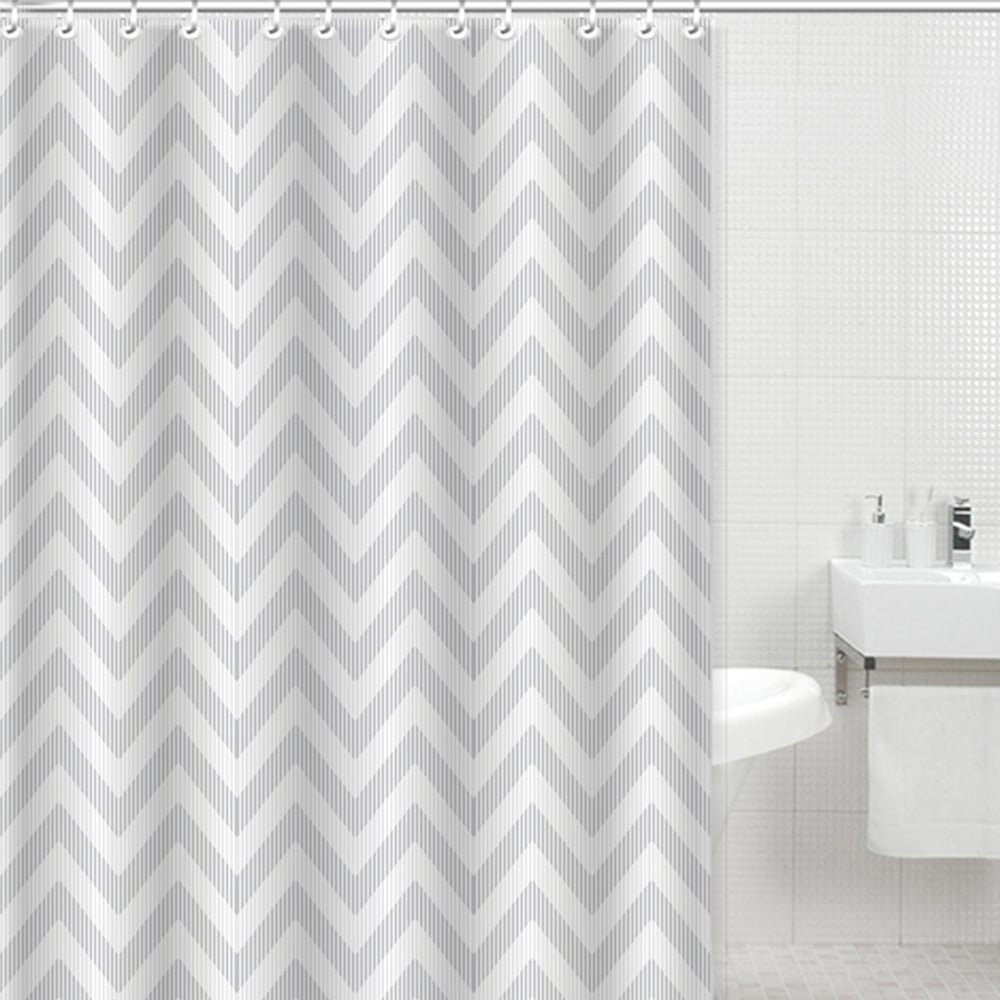 Изображение товара Штора для ванной комнаты Gota Rocio Grey Aqua 180х180 водоотталкивающая узорчатая