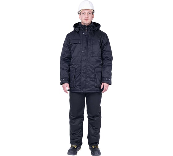 Изображение товара Утепленная куртка ГК Спецобъединение ЗАЩИТА черная Кур 412/120/194