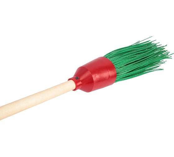 Изображение товара Метла пластиковая круглая наборная 3-х колечная Спец (с чер. в/с) КПБ-230832