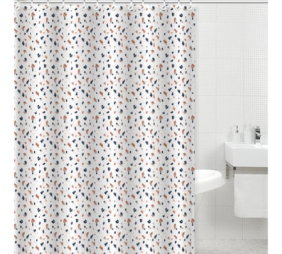 Изображение товара Штора для ванной комнаты Gota Rocio Nordic Style 180х200 1/25 16205