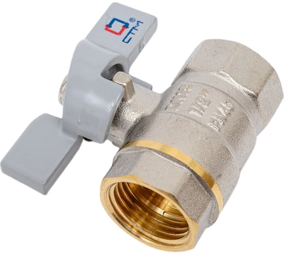 Изображение товара Шаровой кран для воды СТМ СТАНДАРТ 1/2", г/г, бабочка CWFFB012