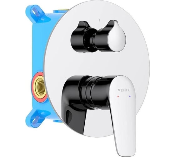 Изображение товара Смеситель для ванны Aquatek БЕТТА (внешняя и скрытая часть) AQ1146CR 00000135118