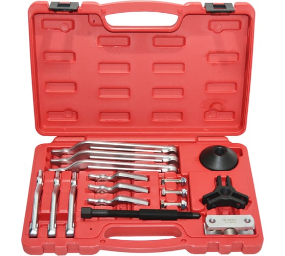 Изображение товара Съемник универсальный 2-х и 3-х лапый для подшипников в наборе 16 предметов AIST 67100716 00-00006576