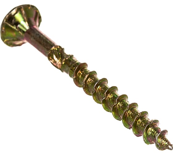 Изображение товара Саморез по дереву HIMTEX проф. желт. потай Torx 20 4x40 500 шт. 04040Fh