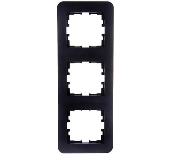 Изображение товара 3-ая вертикальная рамка LEZARD KARINA LIFE б/вст чёрный бархат 708-4200-153