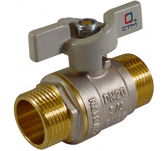 Изображение товара Шаровой кран для воды СТМ СТАНДАРТ 1", ш/ш, бабочка CWMMB001