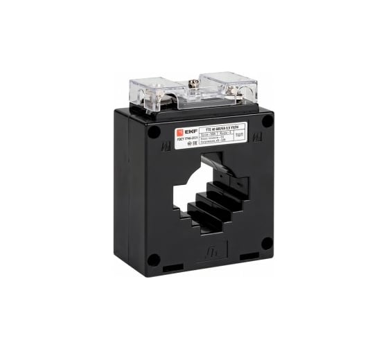 Изображение товара Трансформатор тока EKF ТТЕ-40-400/5А, класс точности 0,5, PROxima SQtte-40-400