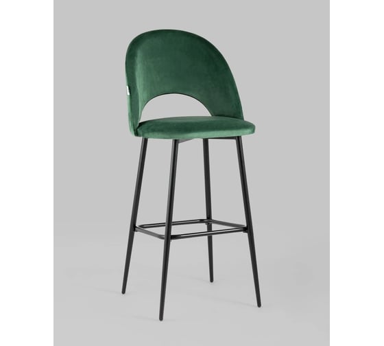 Изображение товара Барный стул Стул Груп Меган велюр, зеленый AV 415-H30-08(B)
