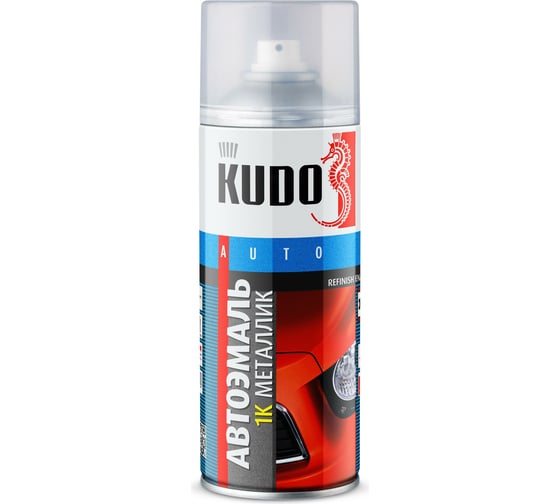 Изображение товара Эмаль автомобильная ремонтная металлизированная Toyota 199 Silver KUDO KU-42450
