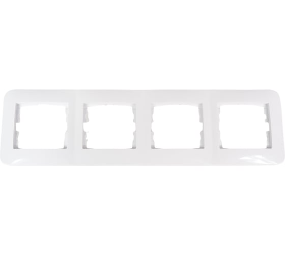 Изображение товара 4-ая горизонтальная рамка LEZARD KARINA LIFE б/вст белая 708-0200-149