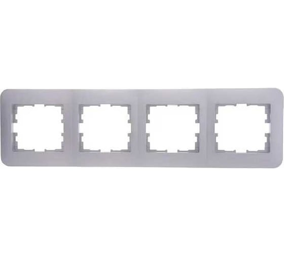 Изображение товара 4-ая горизонтальная рамка LEZARD KARINA LIFE б/вст жемчужно-белый перламутр 708-3000-149