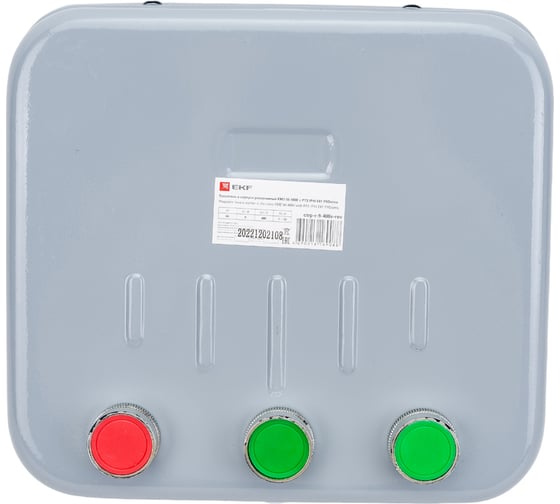 Изображение товара Реверсивный пускатель EKF в корпусе КМЭ, 9А, 400В, с РТЭ, IP44, PROxima ctrp-r-9-400v-rev