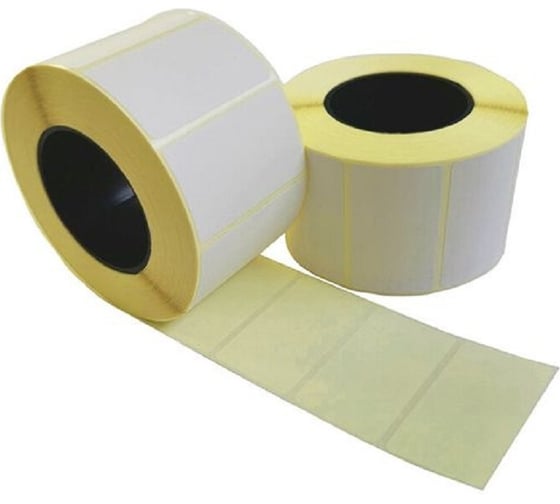 Изображение товара Термоэтикетки CACTUS Top CS-TT43251000 сегмент 43x25 мм, самоклеящаяся, внешний диаметр рулона 80 мм, диаметр втулки 40 мм, 1000 шт./рул бел 2000896